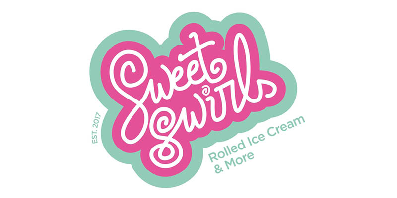 Sweet Swirls Rolled Ice Cream