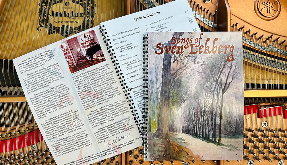Spotlight on: Songs of Sven Lekberg by Dr. Michael Patterson
